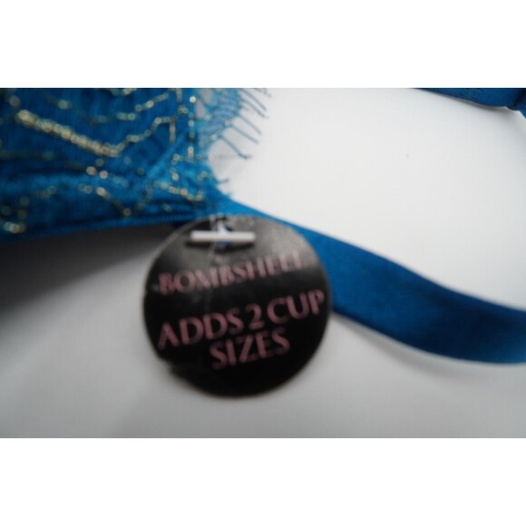 Victoria Secret Bombshell Lace Add 2 cups Lingerie Luxury Sexy Padded Bra Sz 32D - Picture 3 of 7